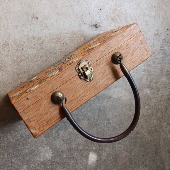 Gary Gail Dallas Money Tree Mirrored Wood Box Purse Coin Money Tree Japan - Picture 3 of 7